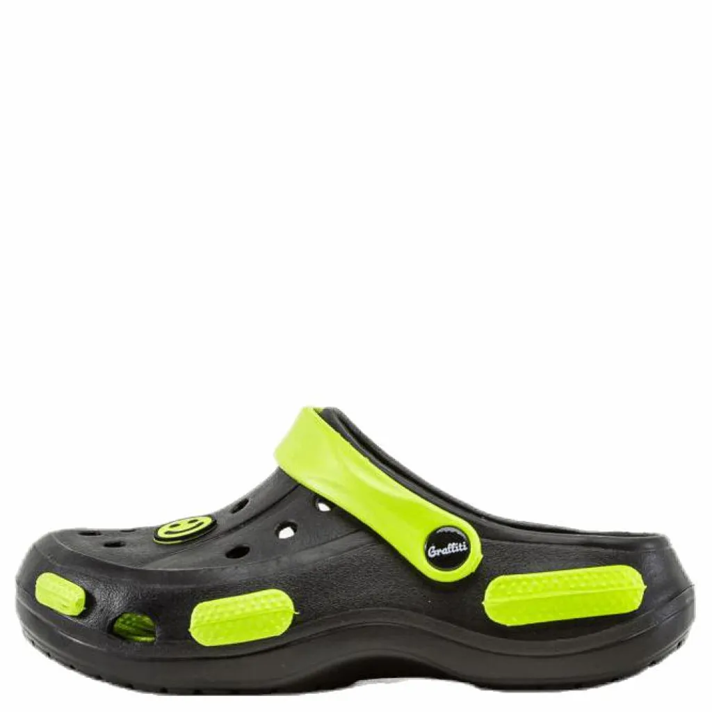Graffiti Cloxie Kids Lightweight Sandal Green/Black Grön och Svart Sale