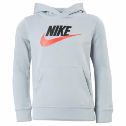 Club Fleece Hoodie Junior Grey/Red*Nike Outlet