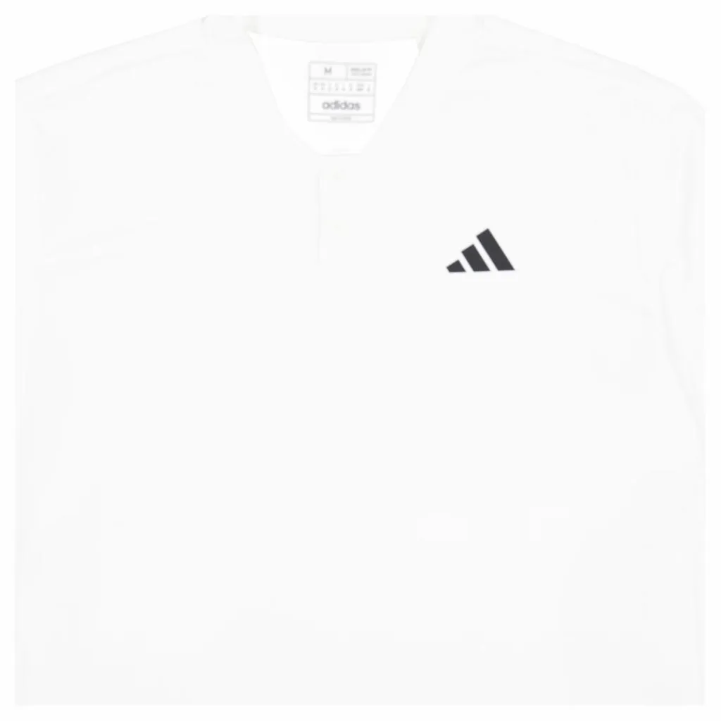 Club Henley Shirt White*adidas Tennis New