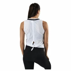 adidas Tennis Club Knotted Tank White/Black Vit och Svart Online