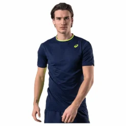 Club SS Tee Blue/Yellow*ASICS Hot