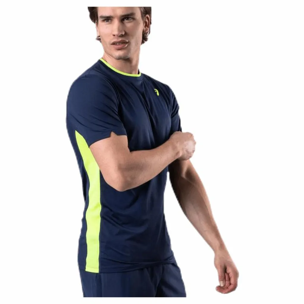 Club SS Tee Blue/Yellow*ASICS Hot