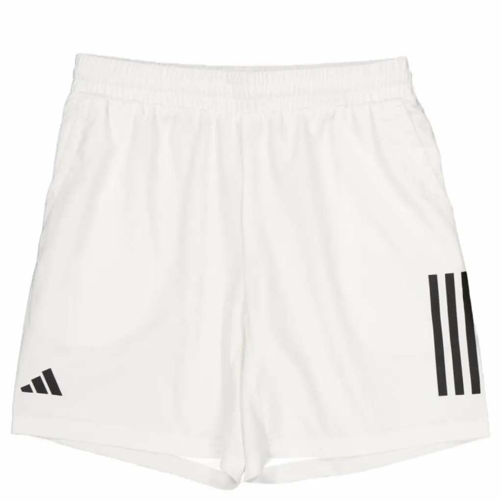 adidas Tennis Club 3-stripe Shorts 000/white Vit Hot