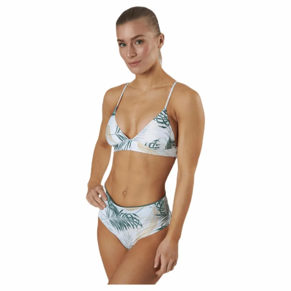 Rip Curl Coastal Palms Longline Triangle White/Green Vit och Grön