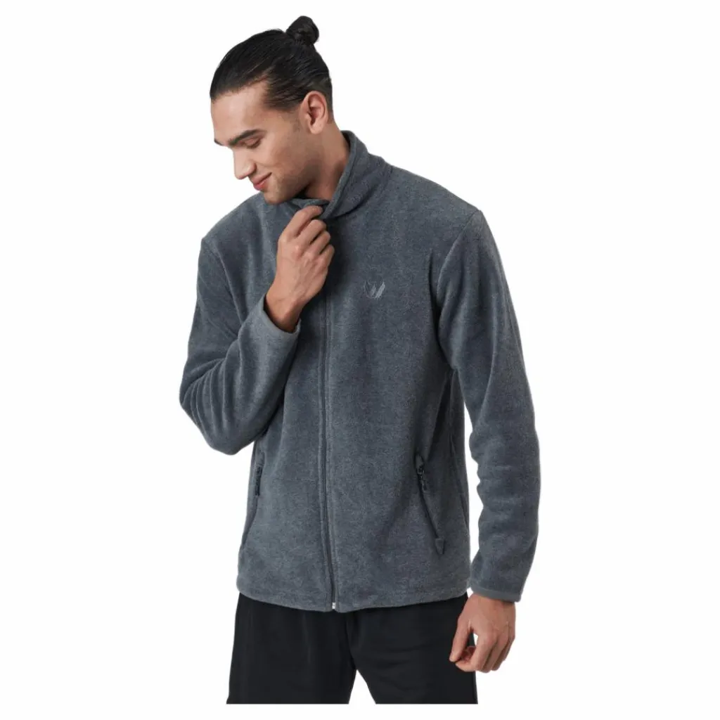Whistler Cocoon M Fleece Jacket Dark Grey Melange Grå New