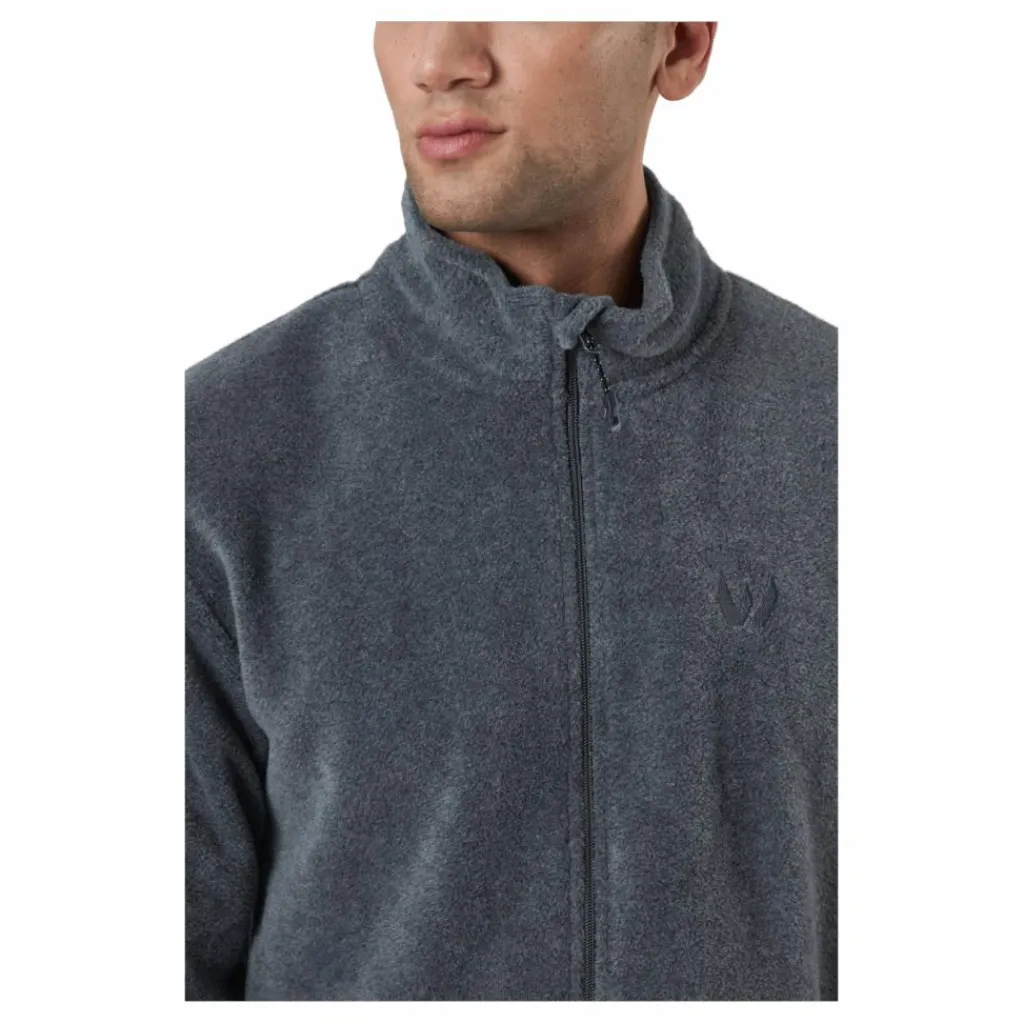 Whistler Cocoon M Fleece Jacket Dark Grey Melange Grå New