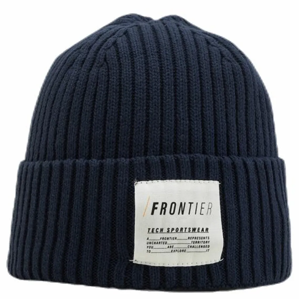 FRONTIER Cod Beanie Blue Blå Discount