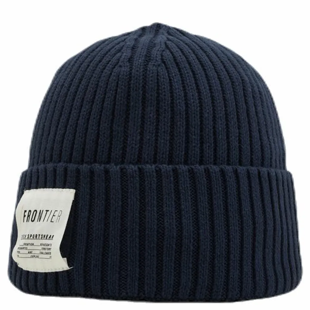 FRONTIER Cod Beanie Blue Blå Discount