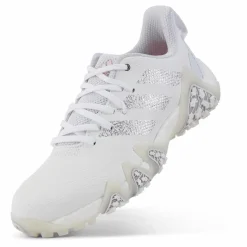adidas Codechaos 22 Spikeless Golf Shoes Cloud White / Silver Metallic / Clear Pink Vit Discount