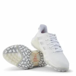adidas Codechaos 22 Spikeless Golf Shoes Cloud White / Silver Metallic / Clear Pink Vit Discount