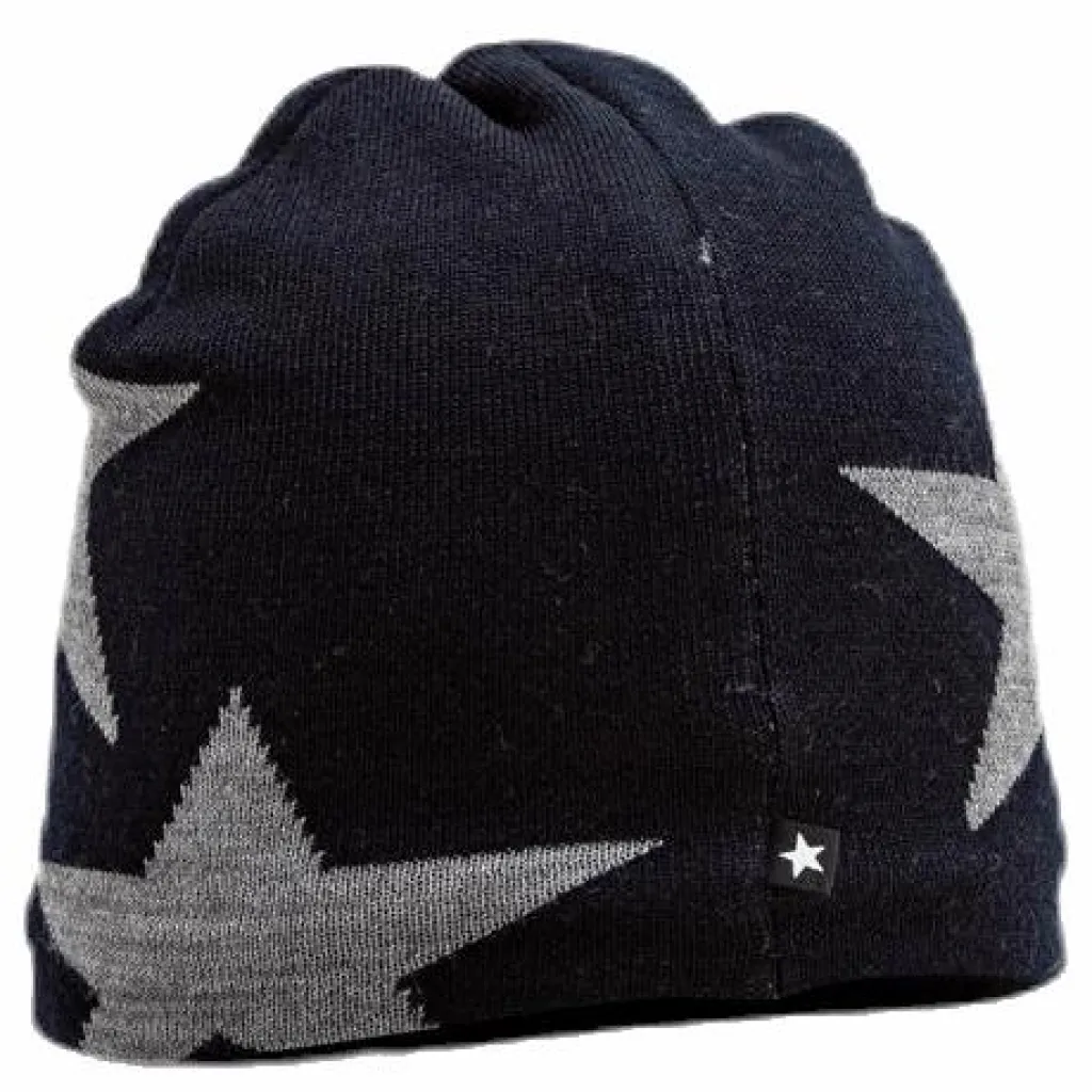 Molo Colder Star Beanie Black/Grey Svart och Grå Hot