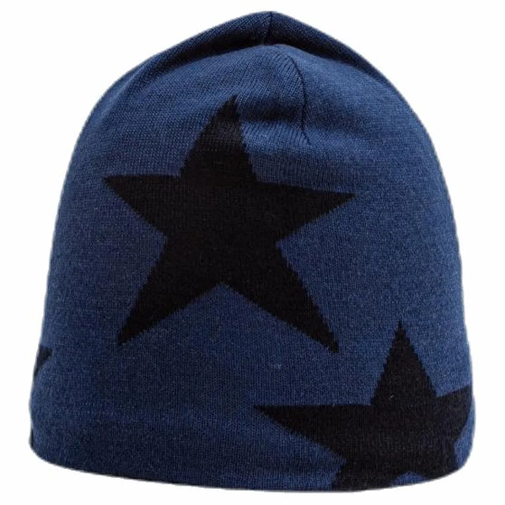 Colder Star Beanie Blue/Black*Molo Online