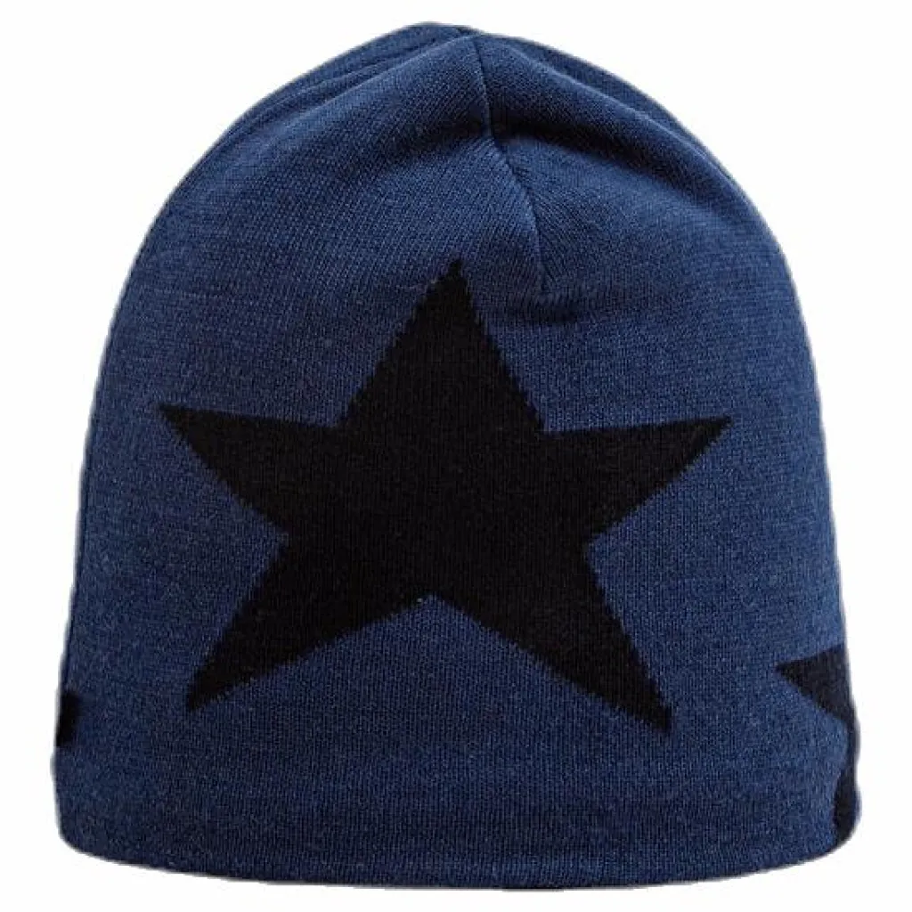 Colder Star Beanie Blue/Black*Molo Online