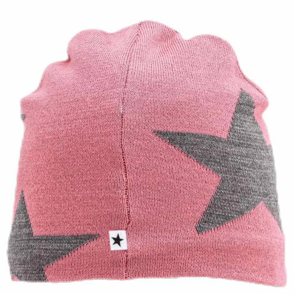 Molo Colder Star Beanie Pink/Grey Rosa och Grå Sale