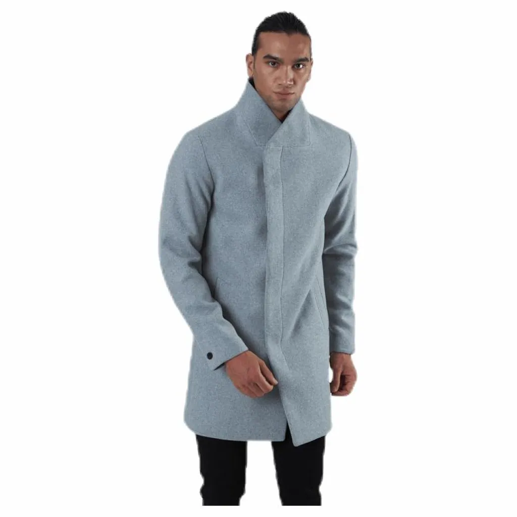Collum Wool Coat Grey*Jack & Jones Clearance