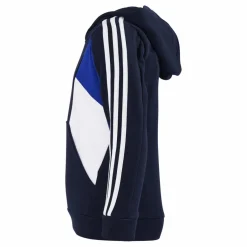 adidas Colorblock 3-Stripes Hoodie Legend Ink Blå New