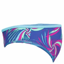 Speedo Colour Melt Allover Crop 2 Piece Blue Blå Best