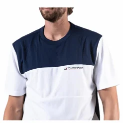 Colourblock Logo Tee White*Tommy Hilfiger Sport Discount