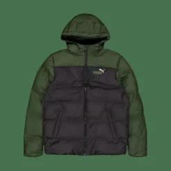 Colourblock Polyball Hooded Ja Black-myrtle*Puma Hot