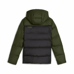 Colourblock Polyball Hooded Ja Black-myrtle*Puma Hot