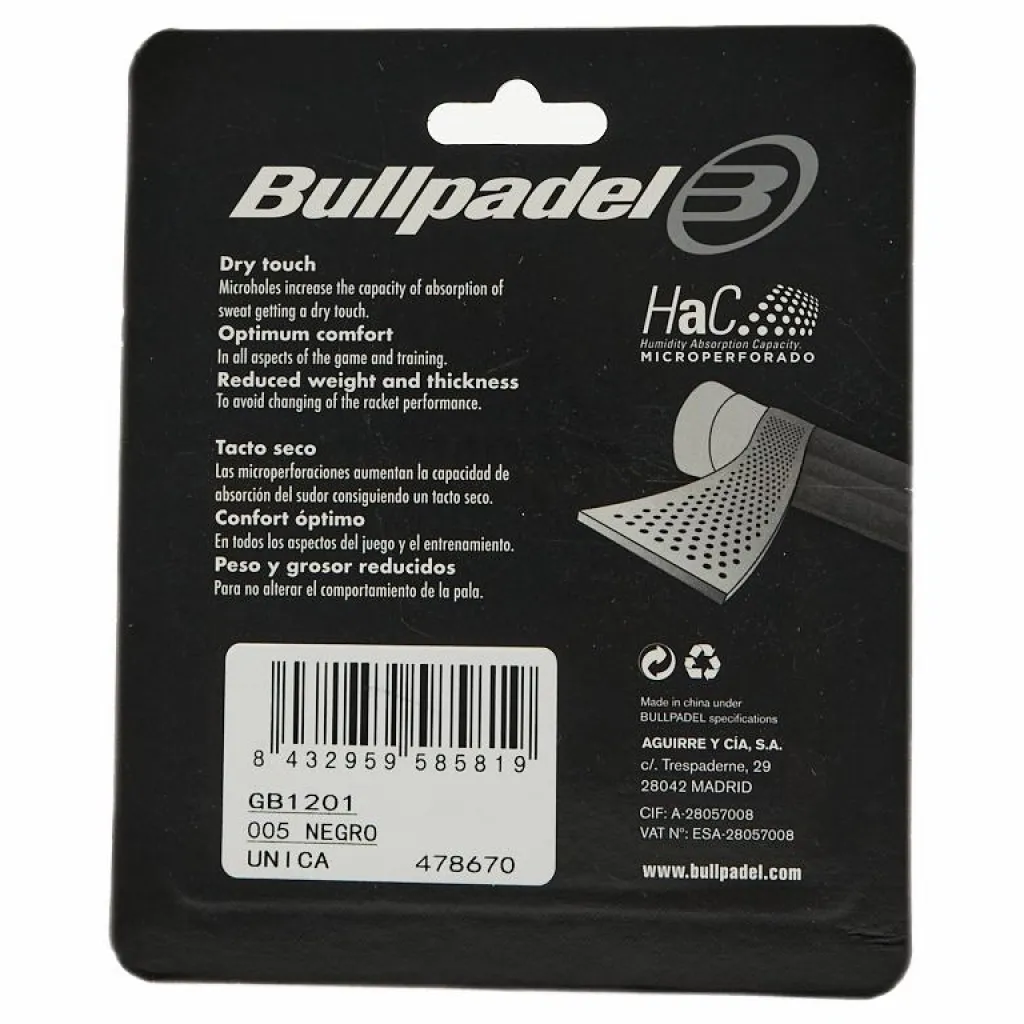 Comfort / Absorbent Black*Bullpadel Discount