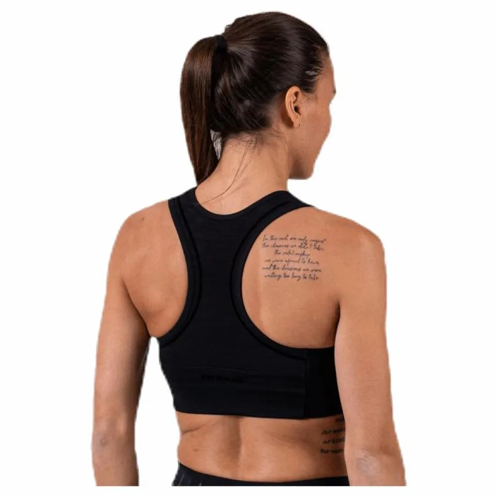 Compression Sports Bra C/D Black*Stay in place New