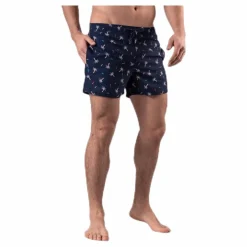 Confetti Palm Swim Shorts Blue*Happy Socks