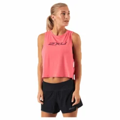 Contender Crop Tank-W Pink*2XU Discount