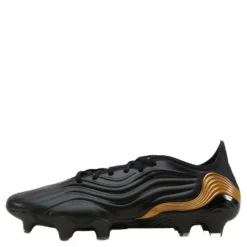 adidas Copa Sense.1 Firm Ground Boots Core Black / Cloud White / Gold Metallic Svart Sale