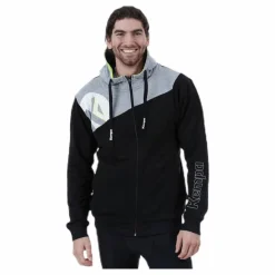 Kempa Core 2.0 Hood Jacket Black/Grey Svart och Grå Discount