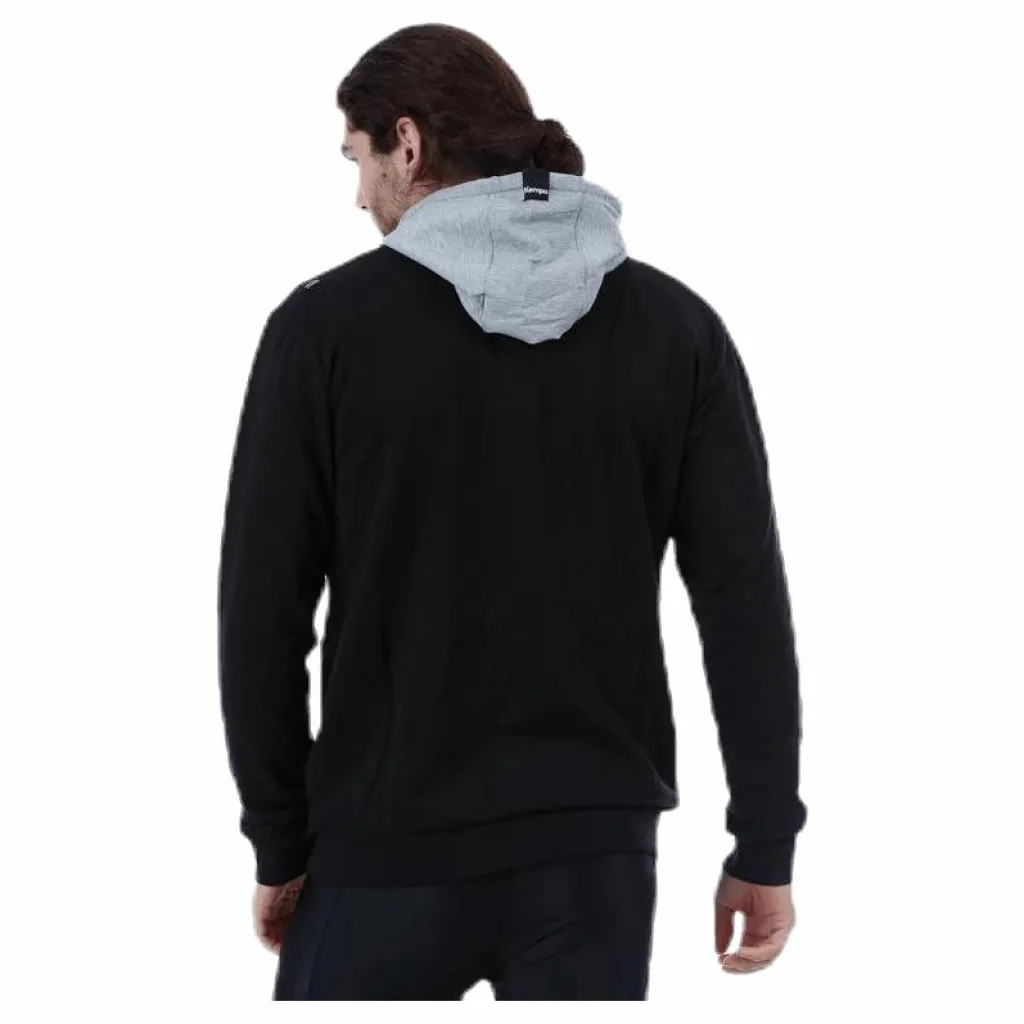 Kempa Core 2.0 Hood Jacket Black/Grey Svart och Grå Discount