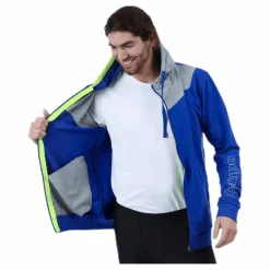 Kempa Core 2.0 Hood Jacket Blue/Grey Blå och Grå