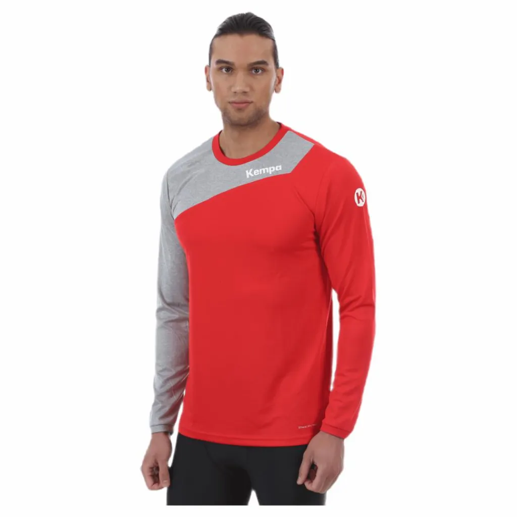 Core 2.0 Longsleeve Grey/Red*Kempa Online