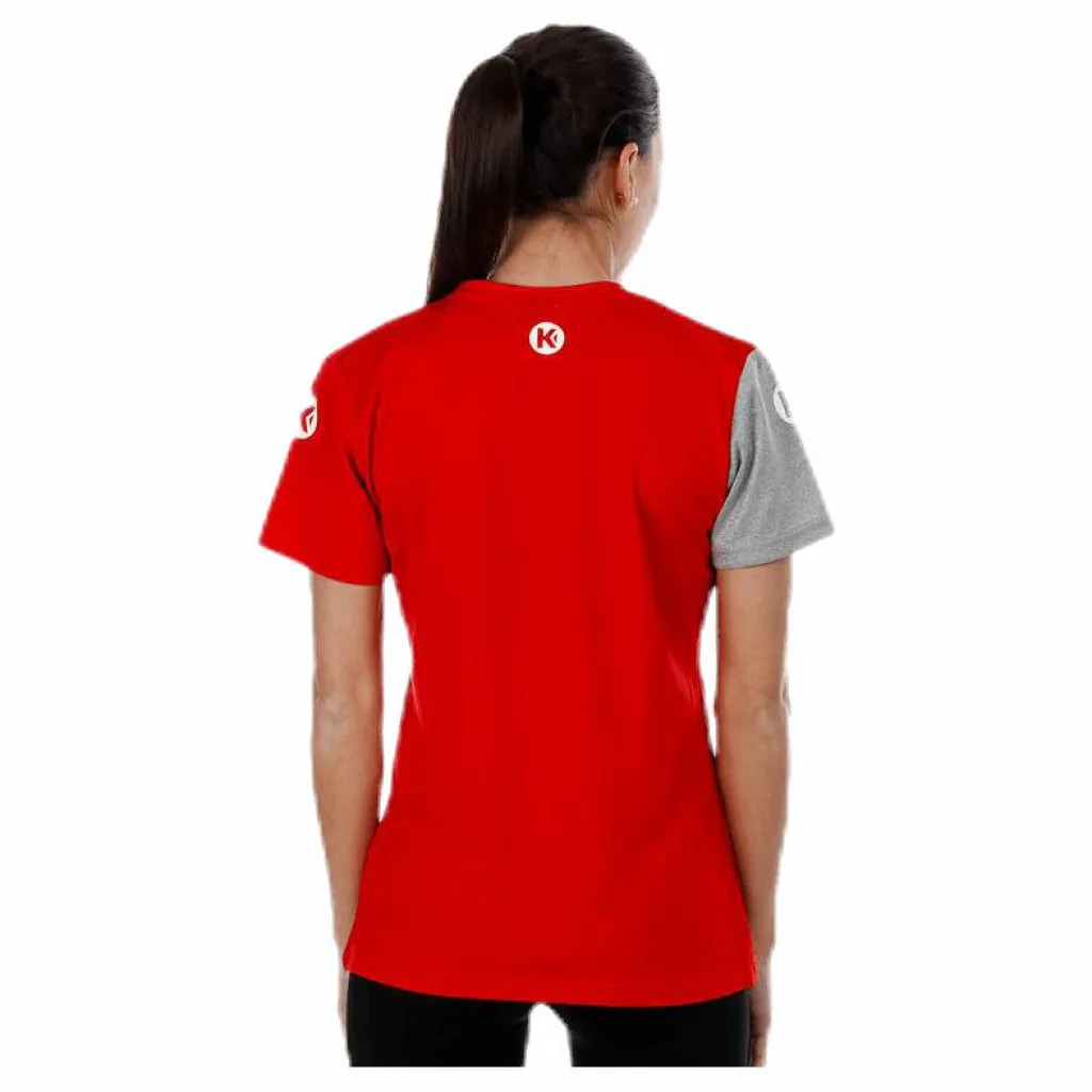 Core 2.0 Shirt W Grey/Red*Kempa Hot