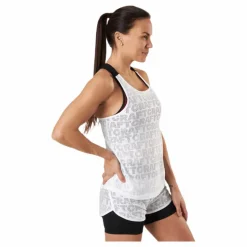Craft Core Charge Logo Singlet White Vit Discount