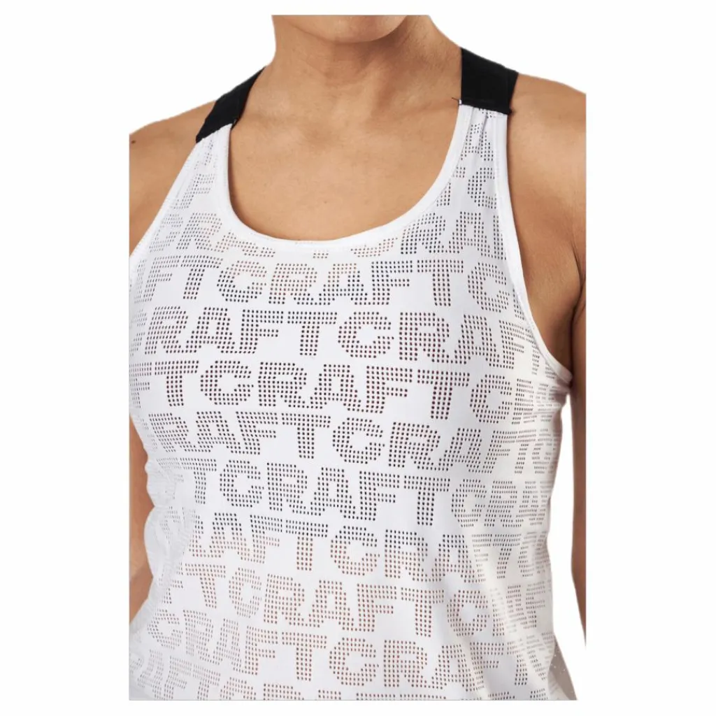 Craft Core Charge Logo Singlet White Vit Discount