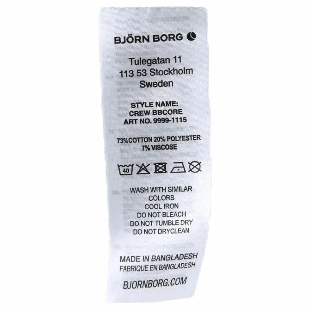 Björn Borg Core Crew Grey Grå Online