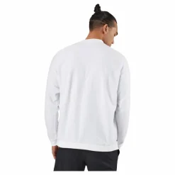 adidas Core Crew Sweatshirt White Vit New