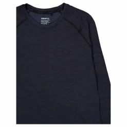 Craft Core Dry Active Comfort Ls W Black Blå