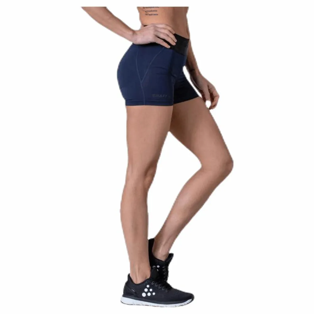 Craft Core Essence Hot Pants Blue Blå Discount