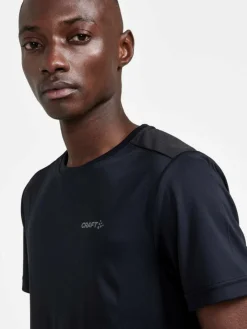 Core Essence Ss Tee M Black*Craft Outlet
