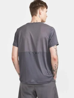 Craft Core Essence Ss Tee M Granite Grå New