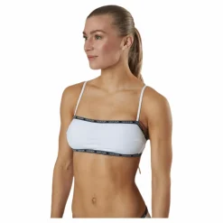Calvin Klein Core Logo Tape Bandeau-Rp White Vit