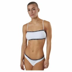 Calvin Klein Core Logo Tape Bandeau-Rp White Vit