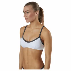 Calvin Klein Core Logo Tape Bralette-Rp White Vit