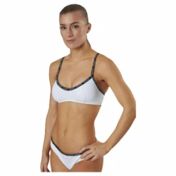 Calvin Klein Core Logo Tape Bralette-Rp White Vit