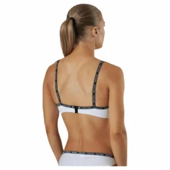 Calvin Klein Core Logo Tape Bralette-Rp White Vit