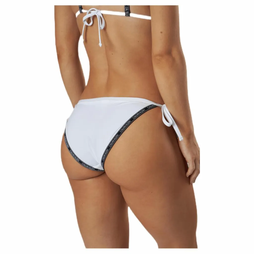 Calvin Klein Core Logo Tape Side Tie White Vit
