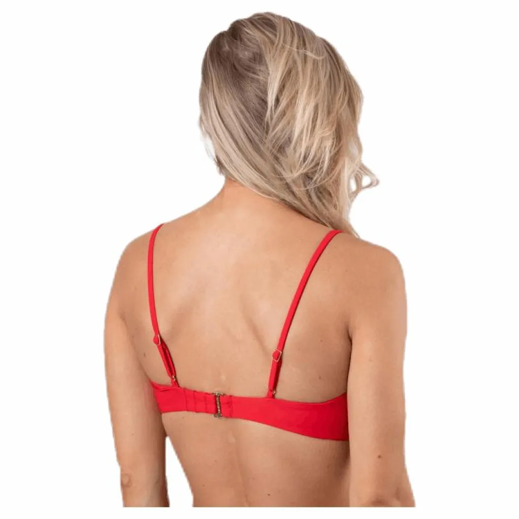Core Solid Structured Bandeau Red*Calvin Klein Discount