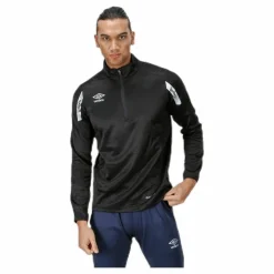 Umbro Core Sweat Half Zip Black Svart Outlet